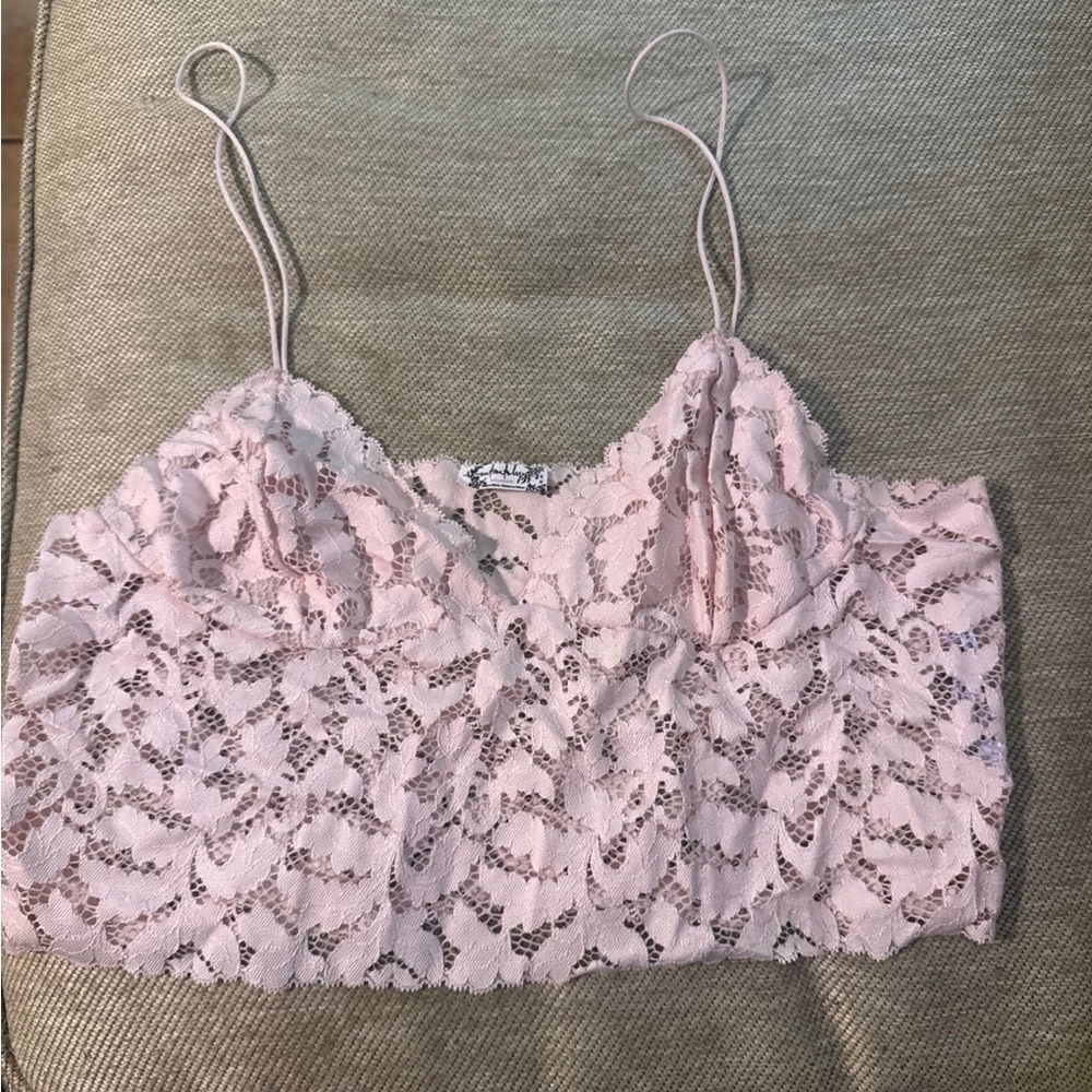 Free People Intimately Blush Lace Camisole